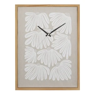 Orologio Margherite Biancofiore Legno, 30×40×3,2 cm