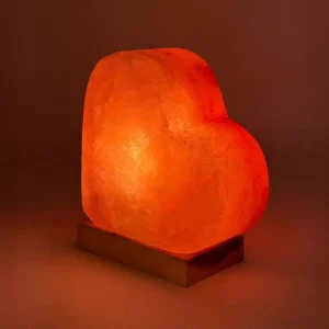 Lampada di sale dell' Himalaya Cuore 4 kg