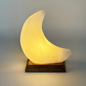 Lampada di sale dell' Himalaya   Luna bianca 3kg
