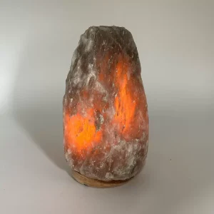 Lampada di sale  classica dell' Himalaya 2/3 kg grigia