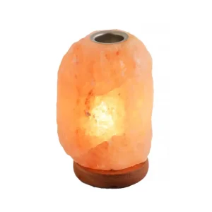 Lampada di sale dell' Himalaya rosa brucia essenze 2/3kg